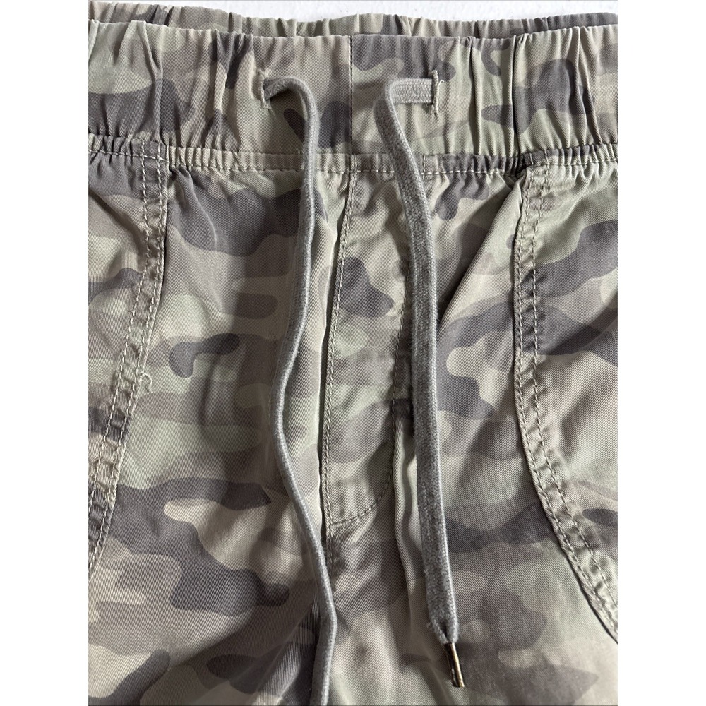 American‎ Eagle Women's Medium Green Camo Cargo Pant Drawstring Waist Jogger - Picture 4 of 16